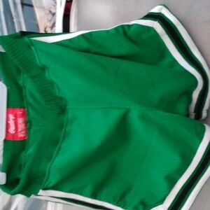 Rawlings green basketball shorts vintage